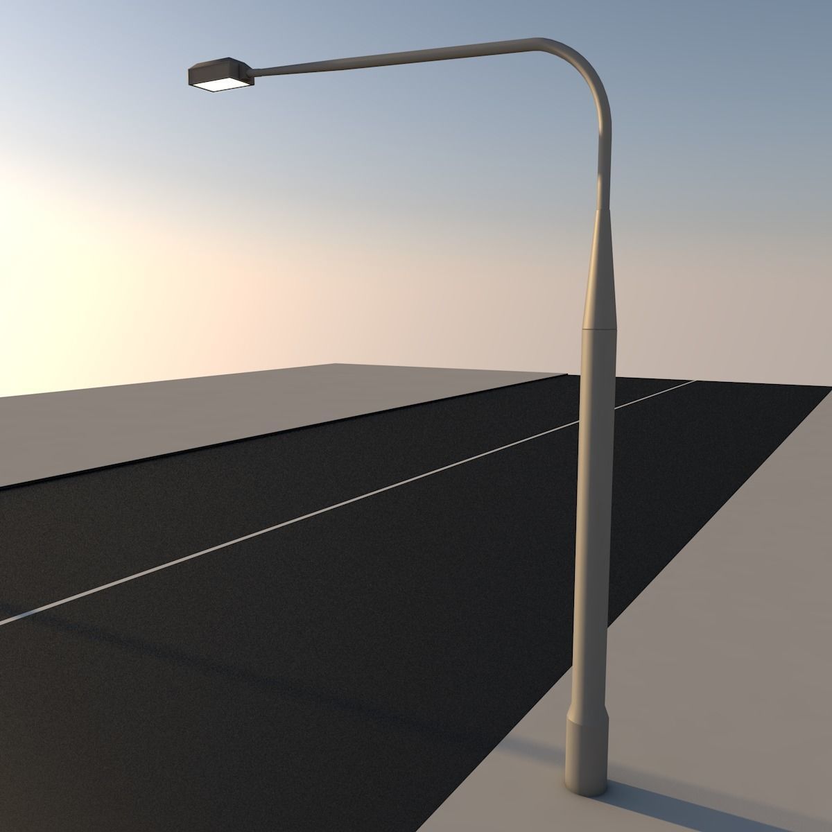 Street Lights 3D model_8