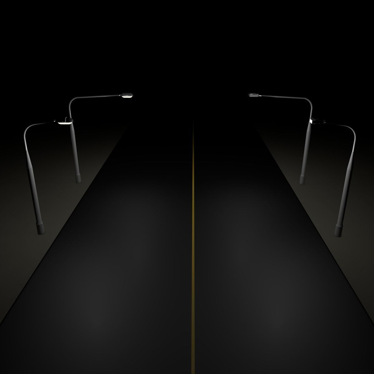 Street Lights 3D model_12