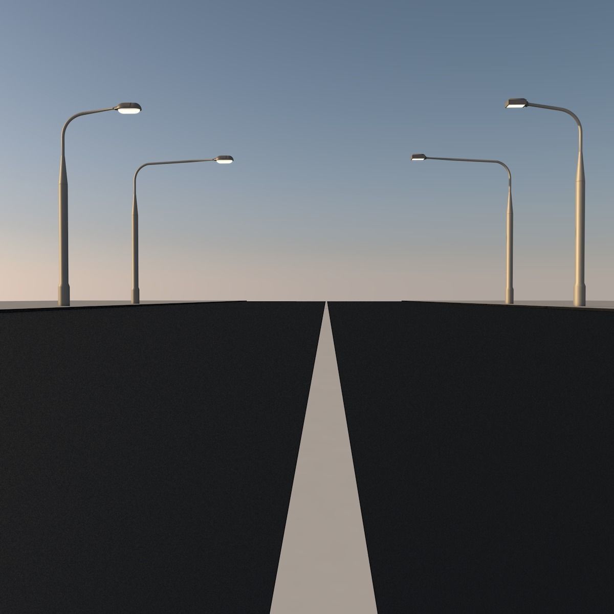 Street Lights 3D model_1