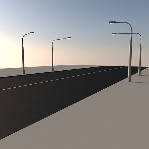Street Lights 3D model