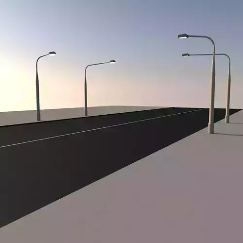 Street Lights 3D model