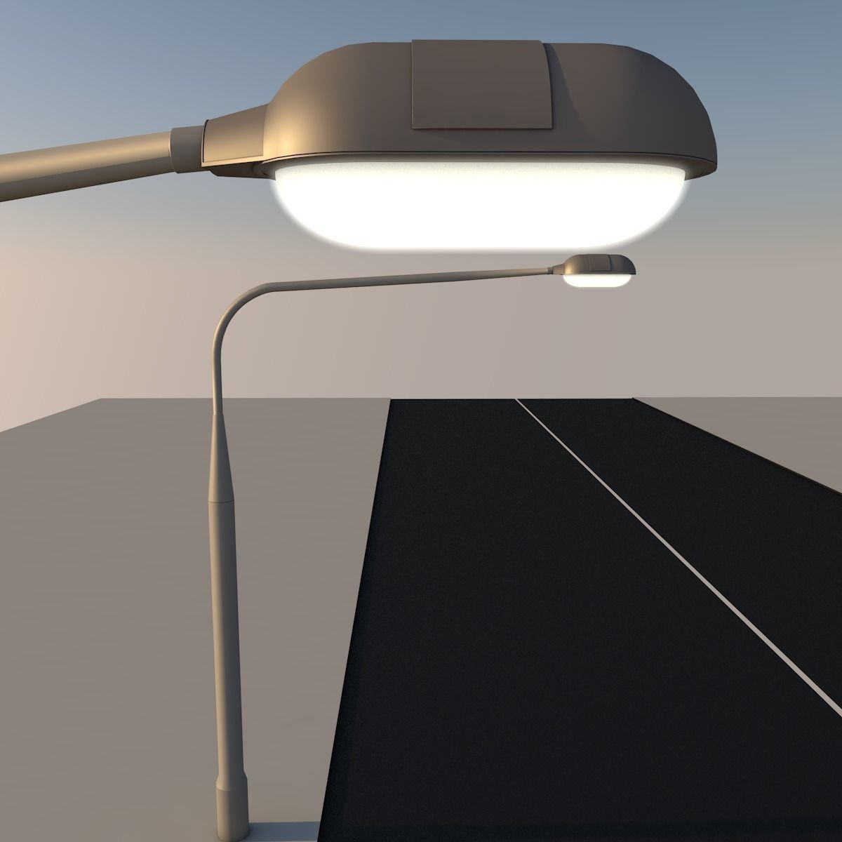 Street Lights 3D model_6