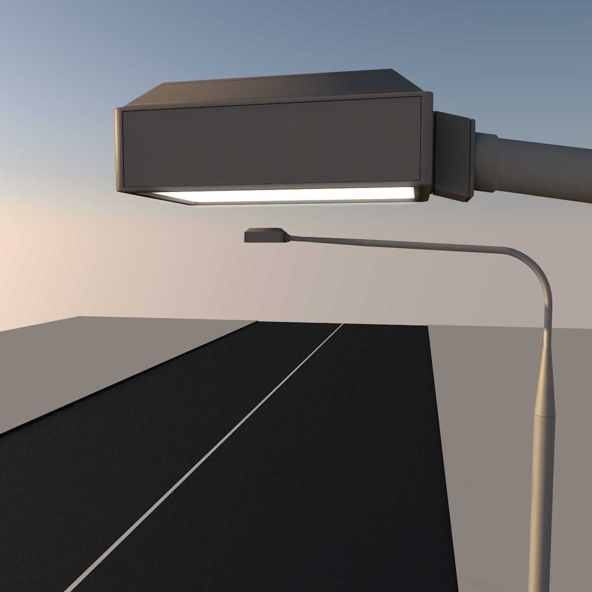 Street Lights 3D model_7