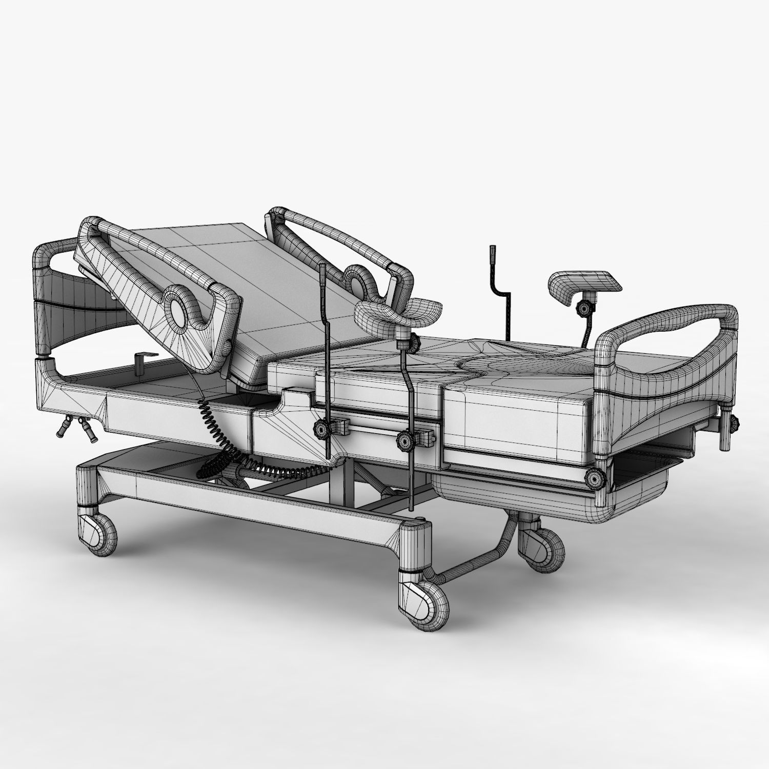 Delivery Bed 3D model_2