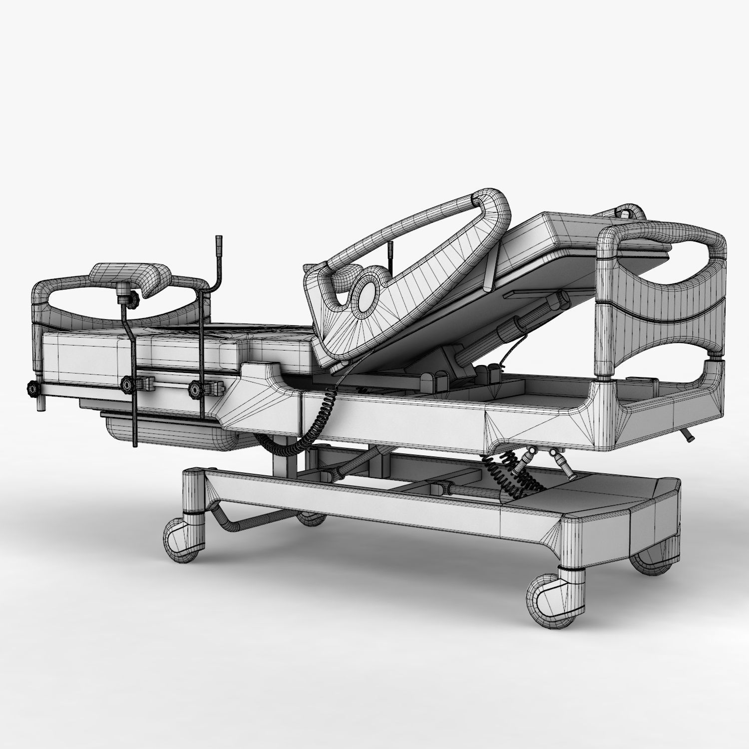 Delivery Bed 3D model_4