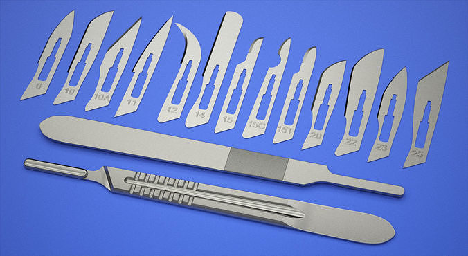 Surgical Scalpel 3D model