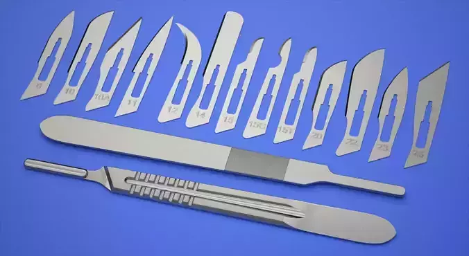 Surgical Scalpel 3D model