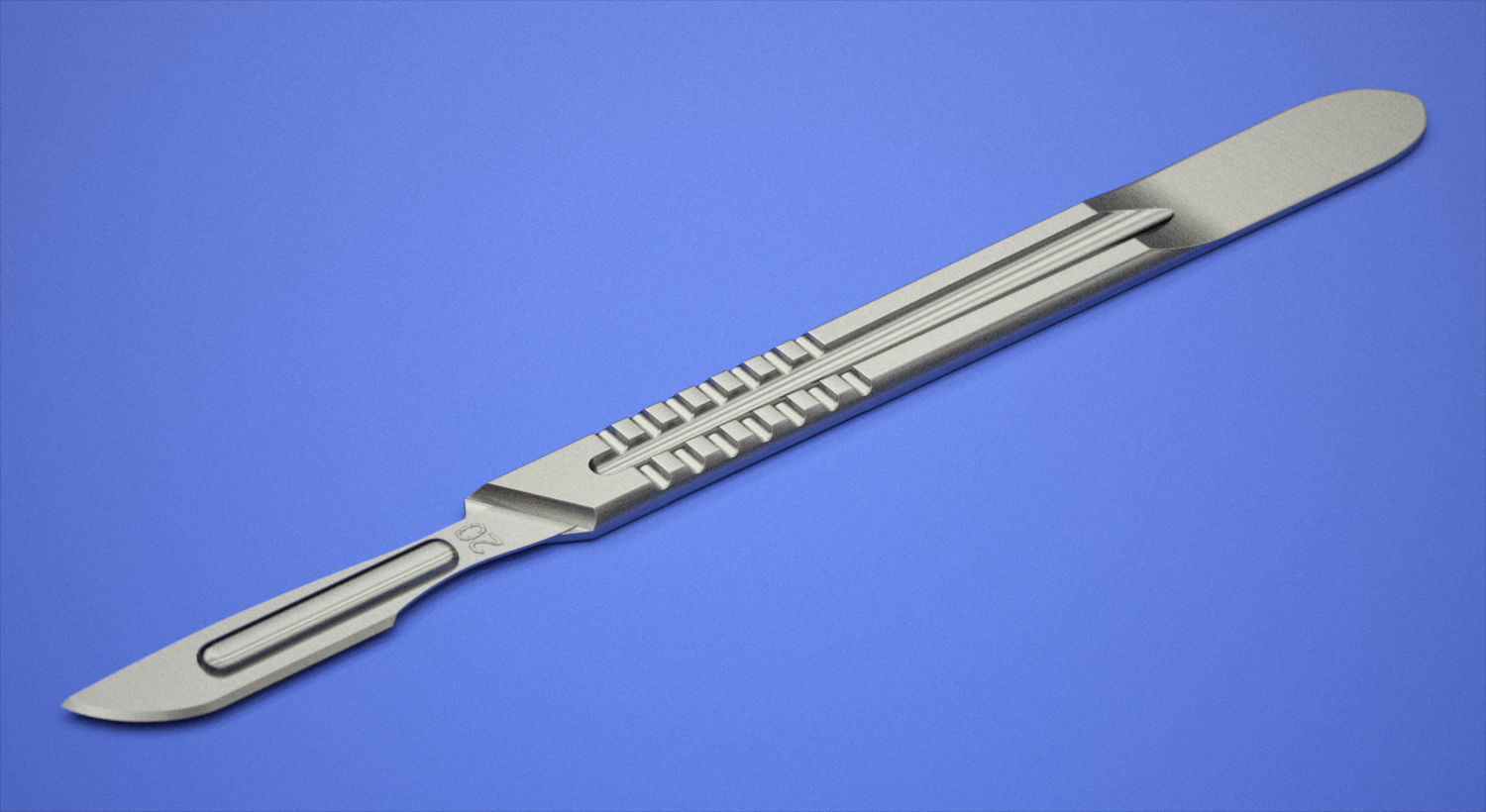 Surgical Scalpel 3D model_2
