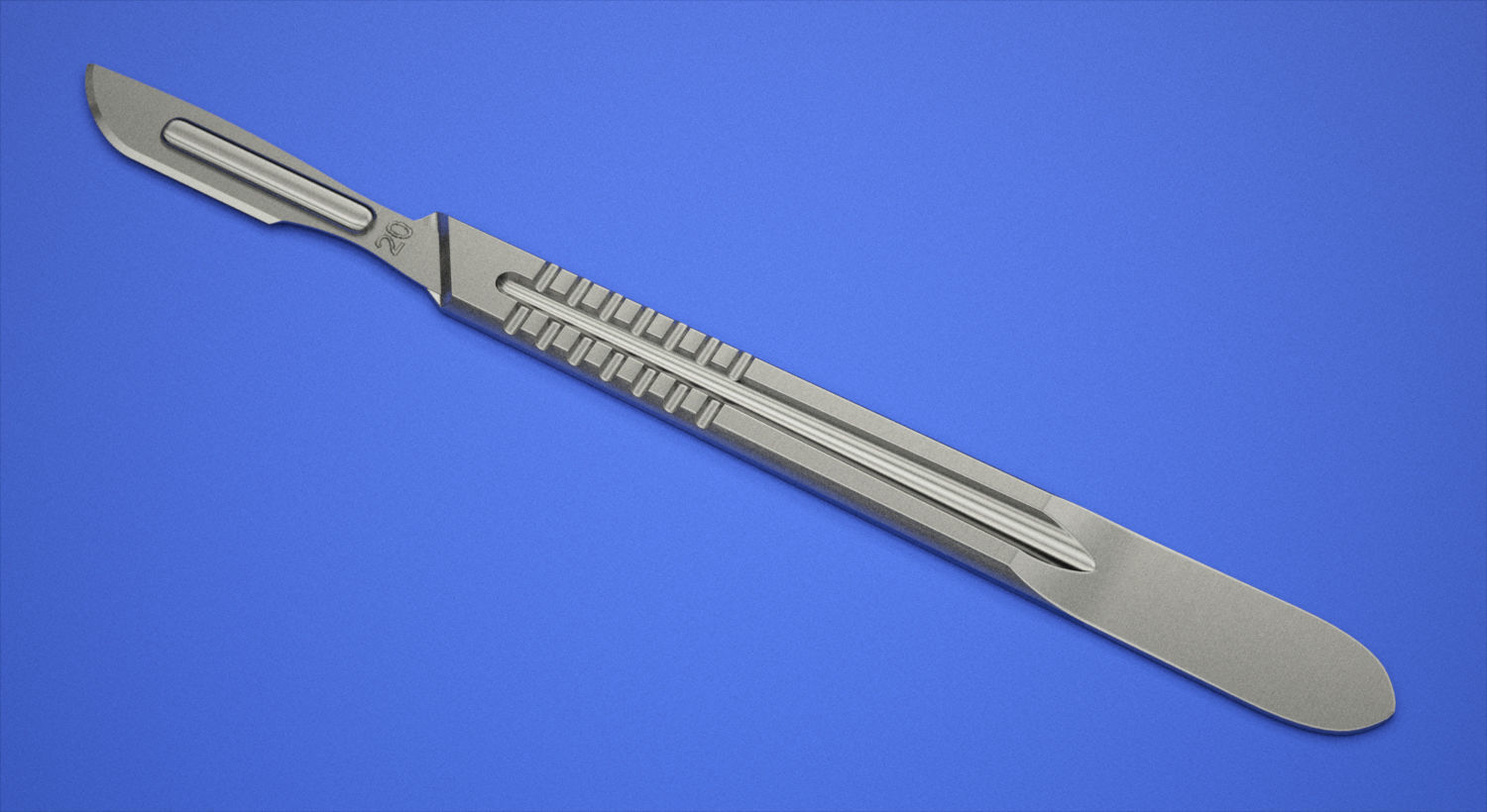 Surgical Scalpel 3D model_1