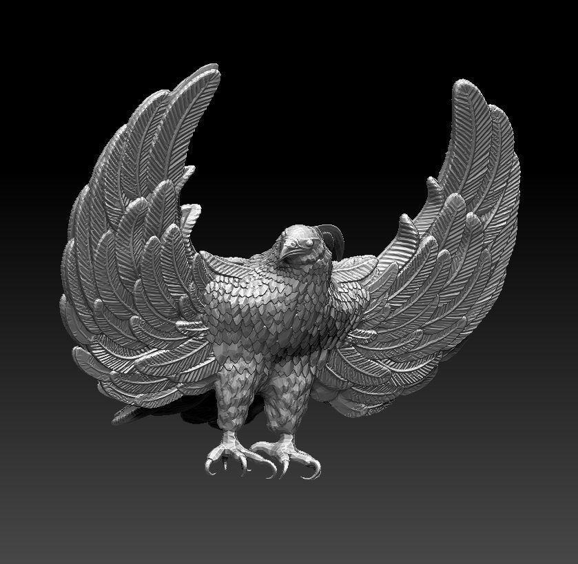  phoenix bird 3D model_3