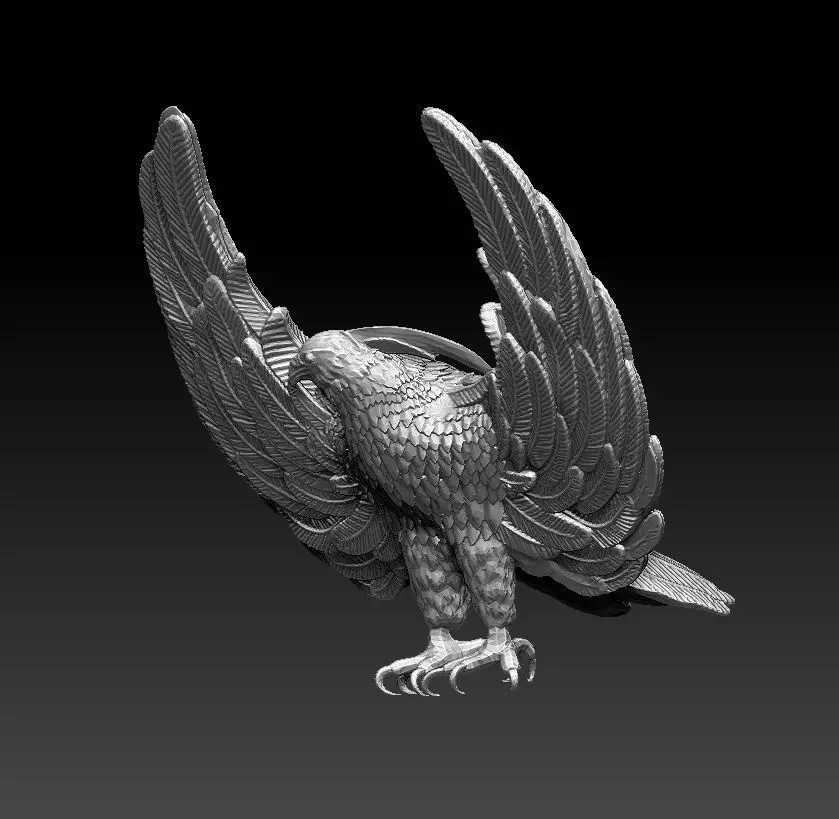  phoenix bird 3D model_0
