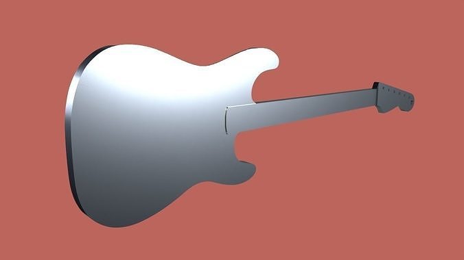 Guitar Pendant or Keychain Free 3D print model