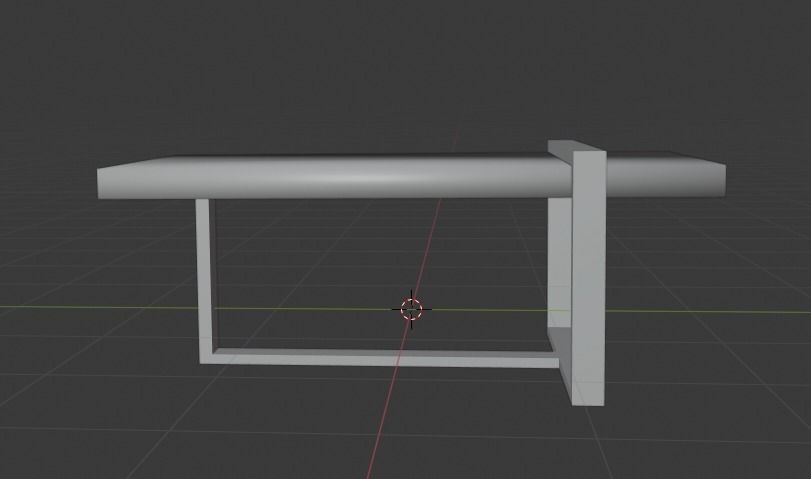 Marble Coffee Table Low-poly 3D model_16