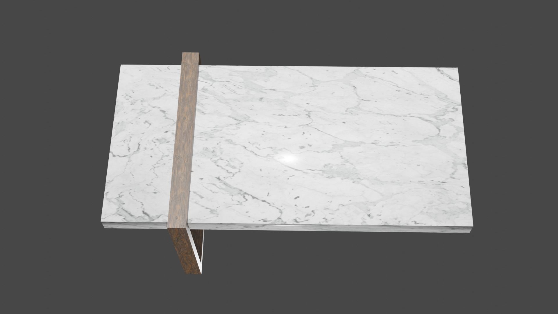 Marble Coffee Table Low-poly 3D model_12