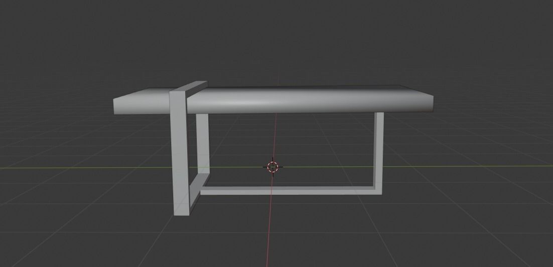 Marble Coffee Table Low-poly 3D model_13