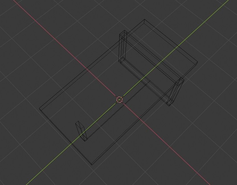 Marble Coffee Table Low-poly 3D model_25