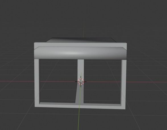 Marble Coffee Table Low-poly 3D model_14