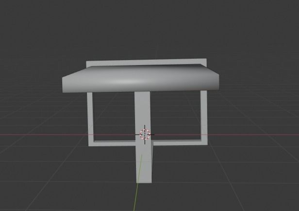 Marble Coffee Table Low-poly 3D model_18