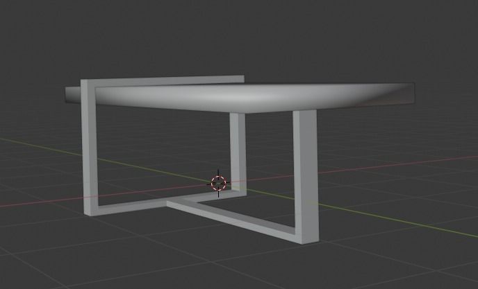 Marble Coffee Table Low-poly 3D model_19