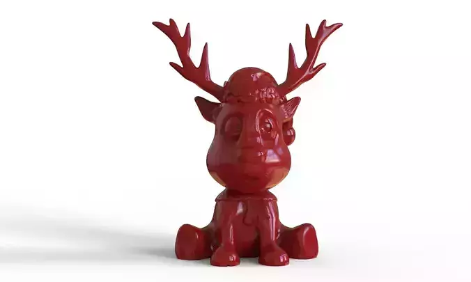 Cute Reindeer  3D print model