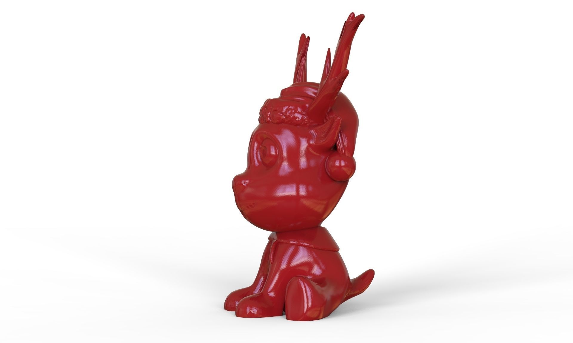 Cute Reindeer  3D print model_3