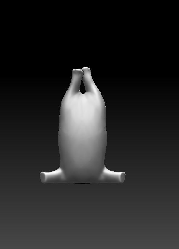 hippo funny 3D model_3