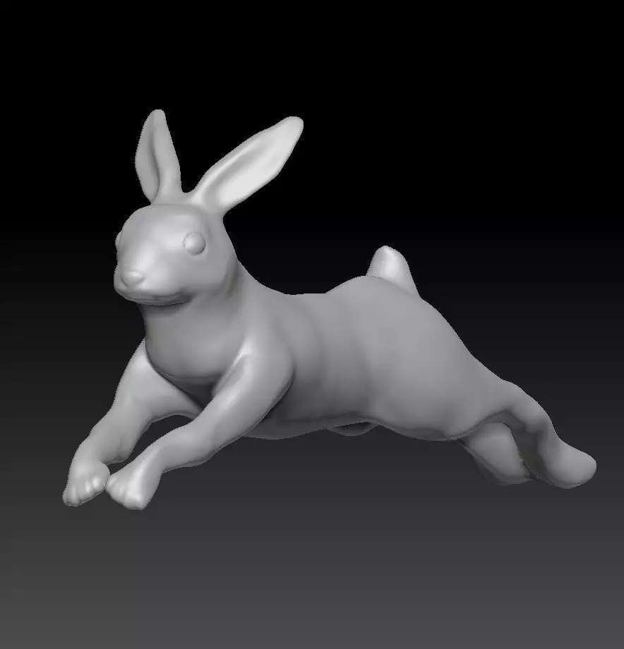 rabbit jump 3D model