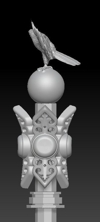 SAMRUK - Monument in the city of Qazaqstan 3D model_2