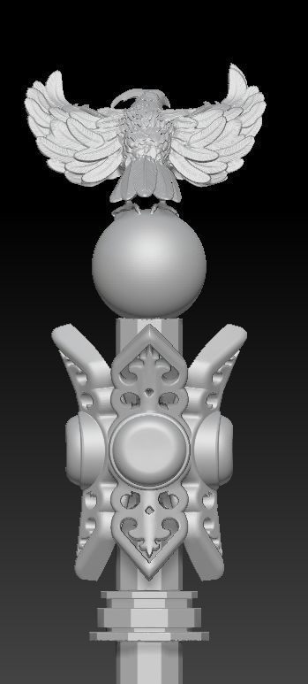 SAMRUK - Monument in the city of Qazaqstan 3D model_3