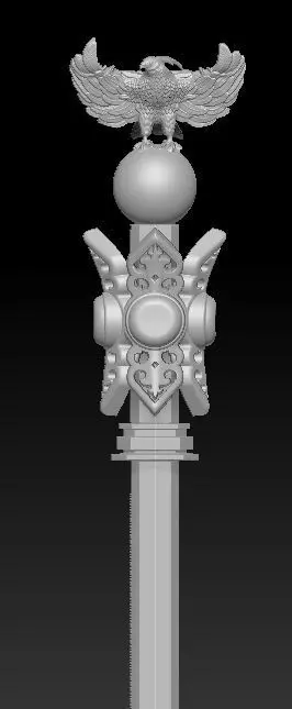 SAMRUK - Monument in the city of Qazaqstan 3D model_0