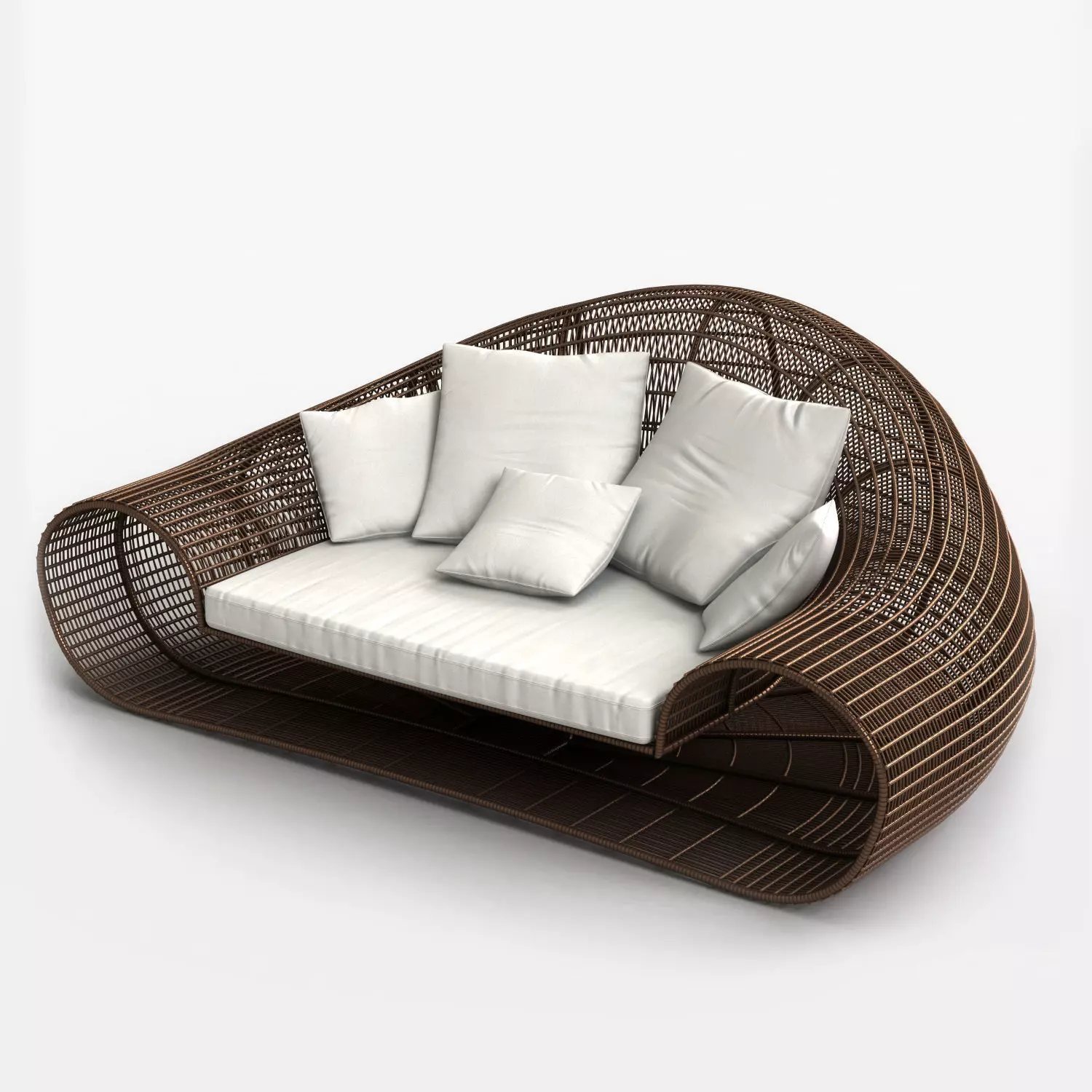 Croissant Sofa 3D model_0