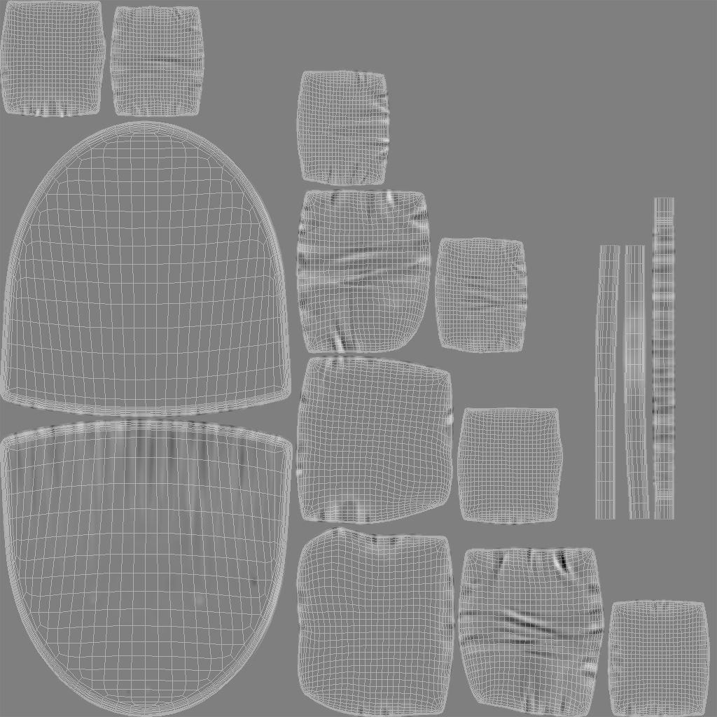 Croissant Sofa 3D model_10