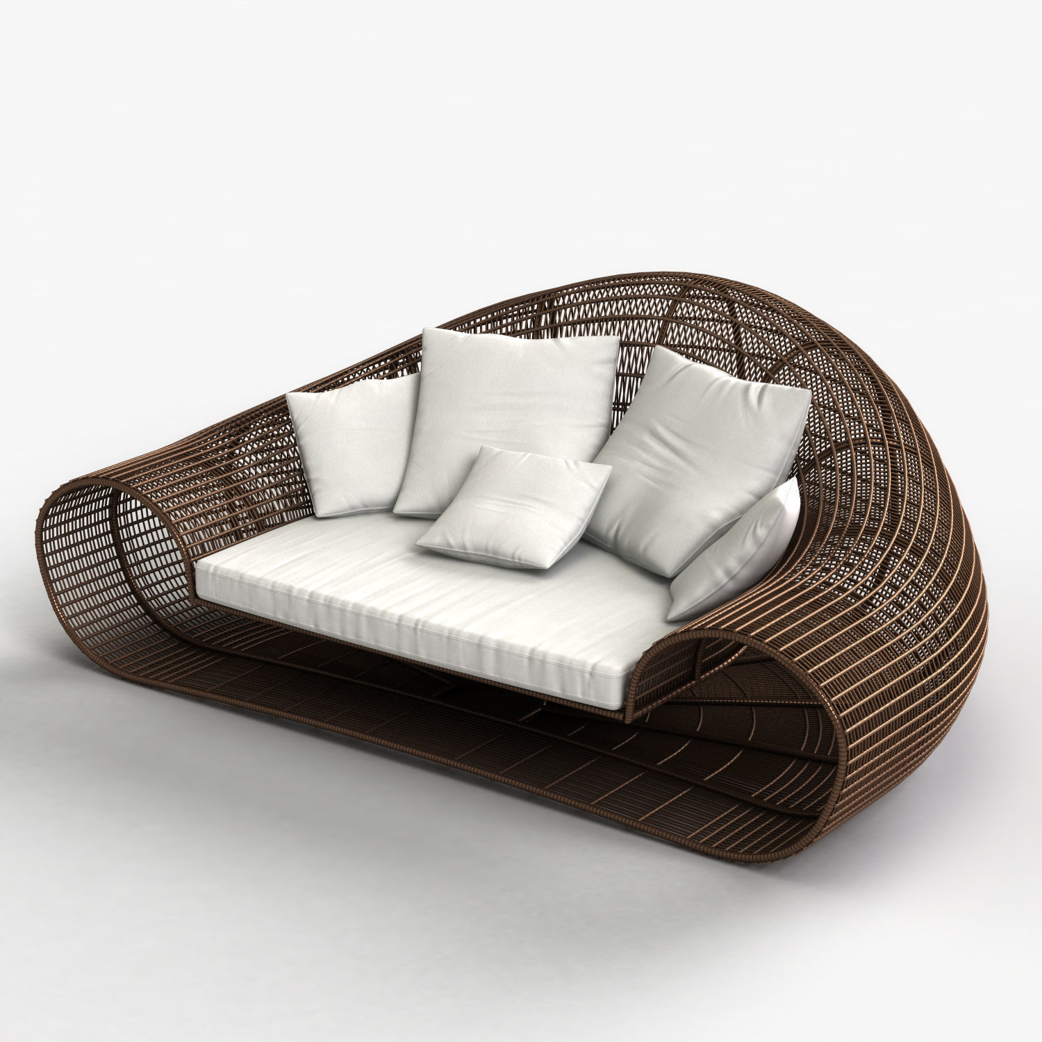 Croissant Sofa 3D model_1