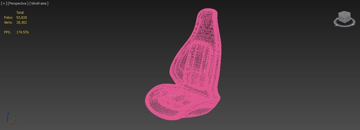 concept futuristic chair 3D model_13