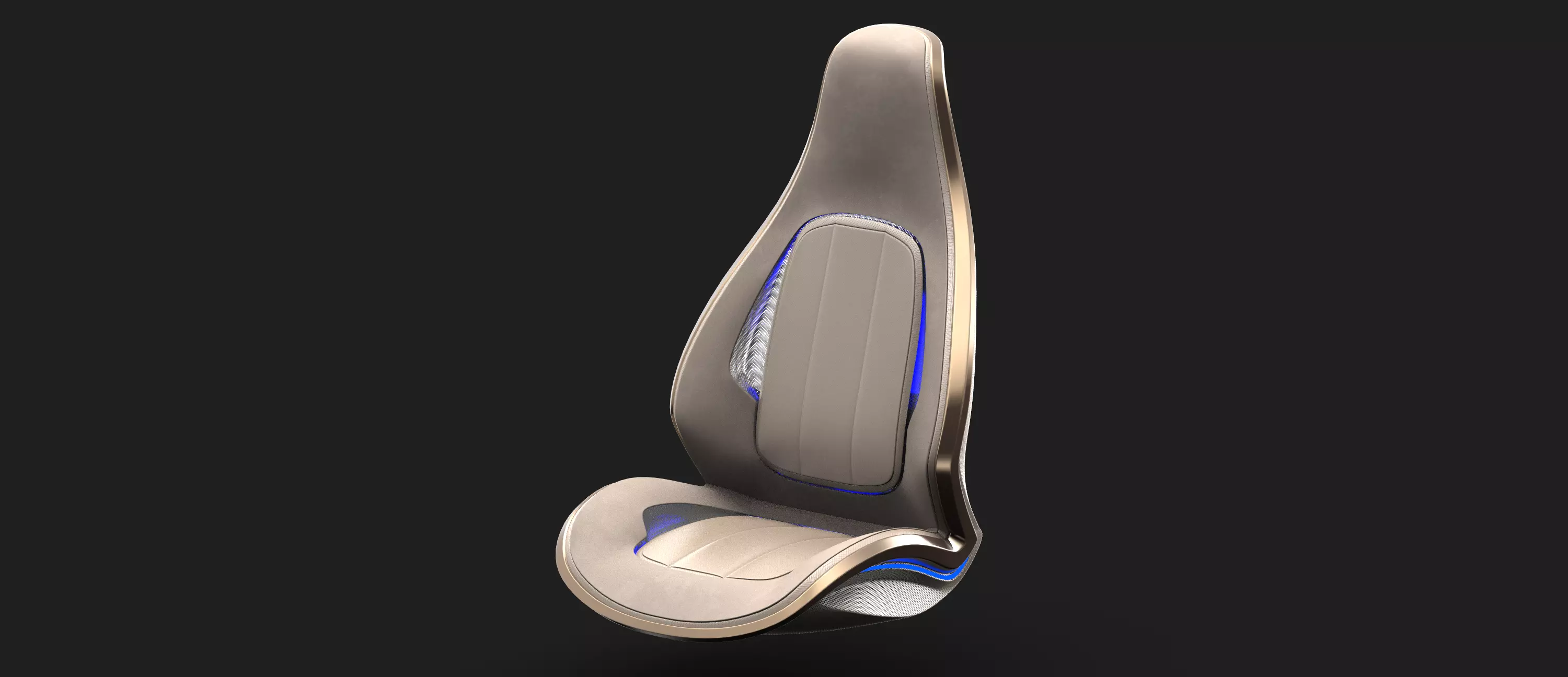 concept futuristic chair 3D model_0
