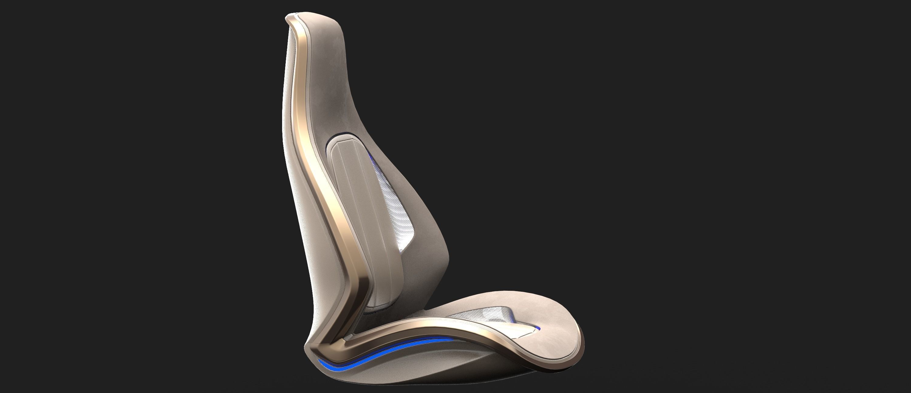 concept futuristic chair 3D model_7