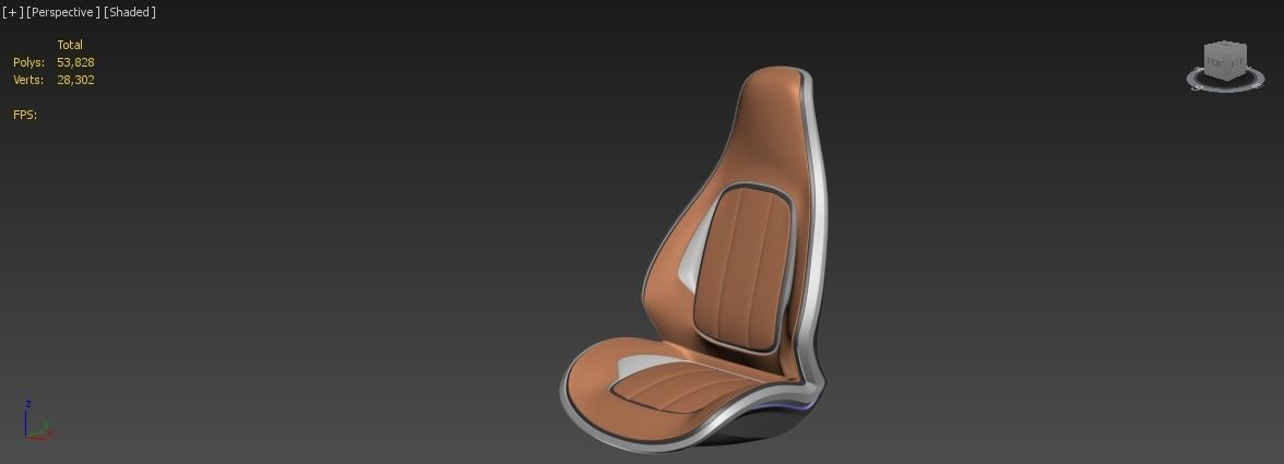 concept futuristic chair 3D model_12