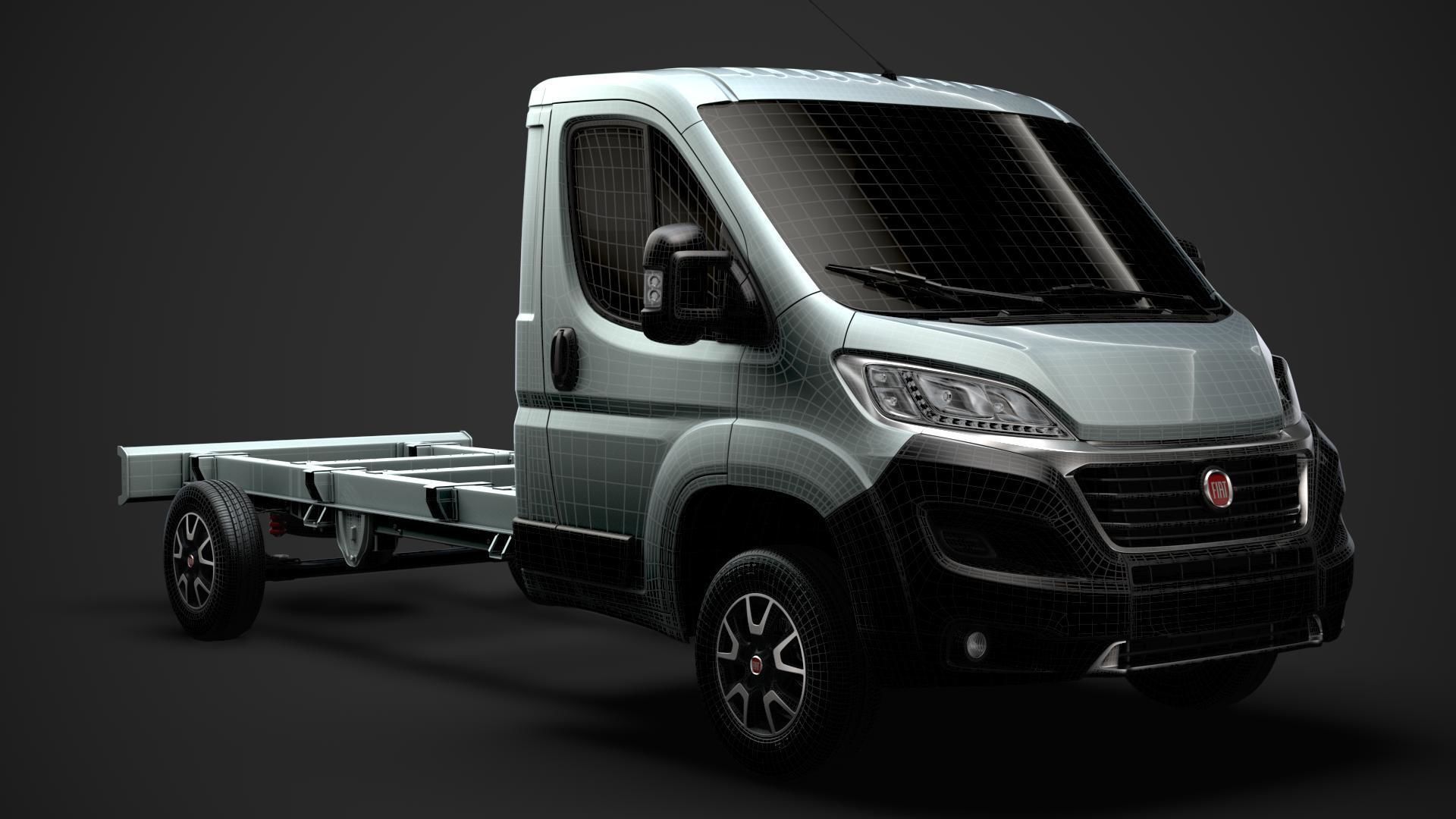 Fiat Ducato Chassis Truck Single Cab 4035WB 2020 3D model_28