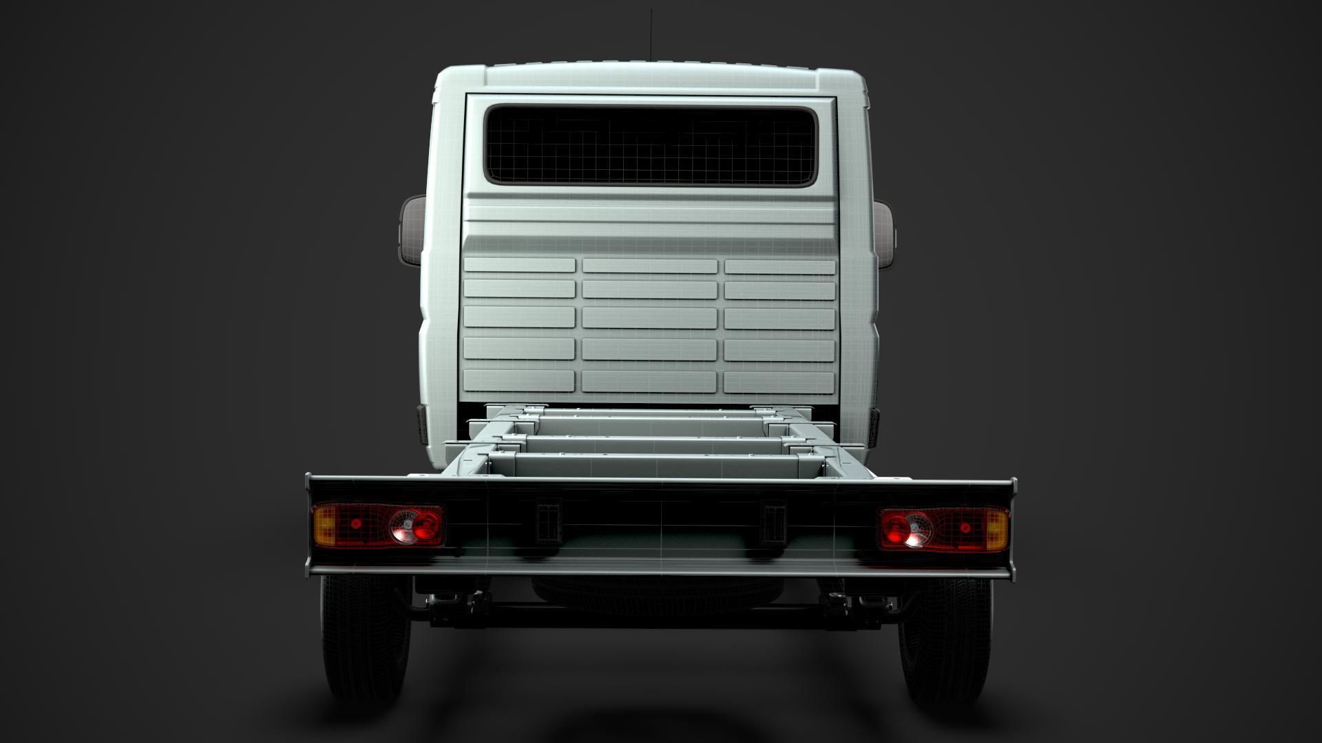 Fiat Ducato Chassis Truck Single Cab 4035WB 2020 3D model_41