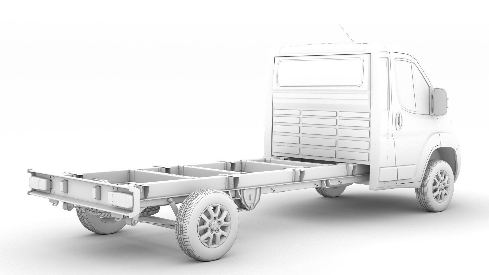 Fiat Ducato Chassis Truck Single Cab 4035WB 2020 3D model_16