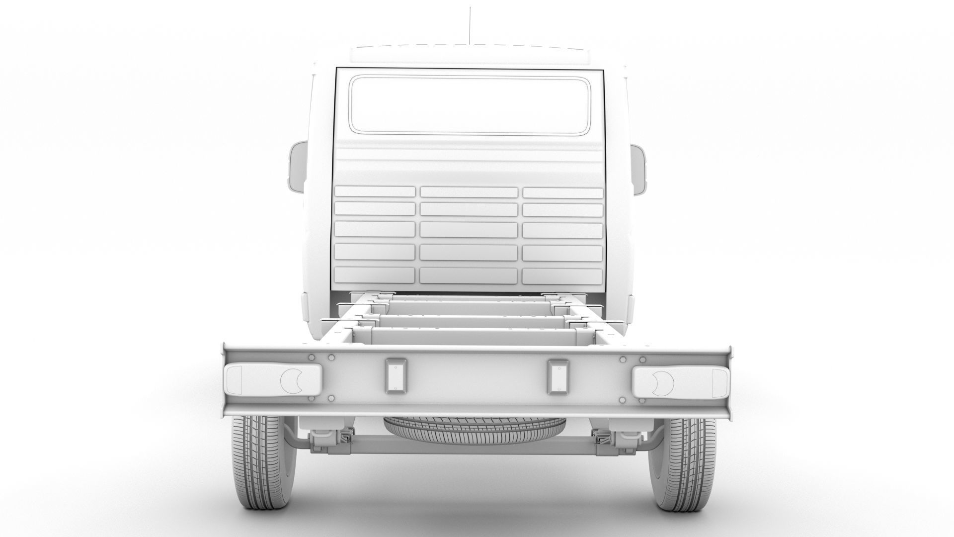 Fiat Ducato Chassis Truck Single Cab 4035WB 2020 3D model_27