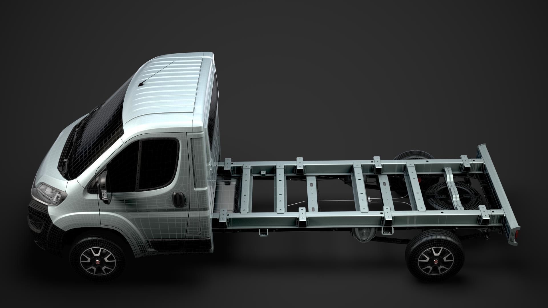 Fiat Ducato Chassis Truck Single Cab 4035WB 2020 3D model_32
