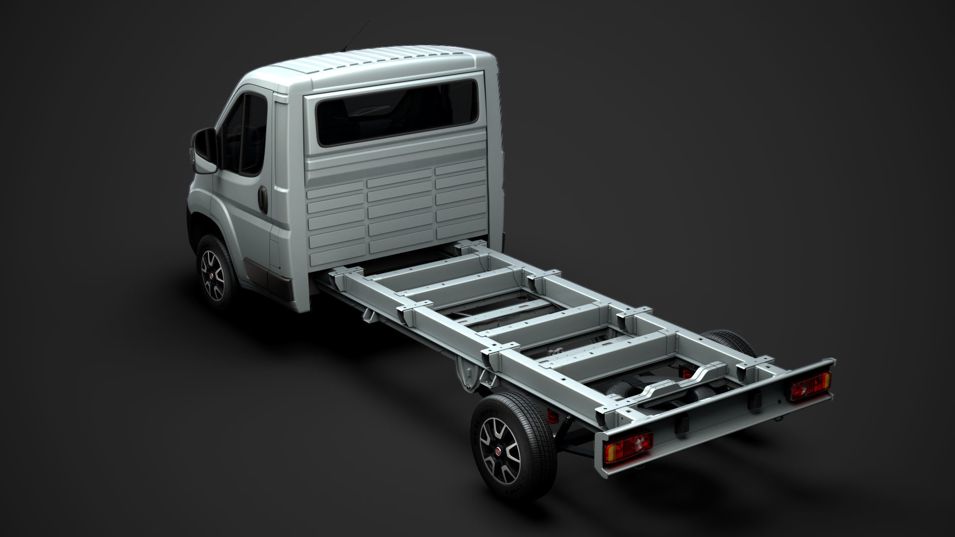 Fiat Ducato Chassis Truck Single Cab 4035WB 2020 3D model_3