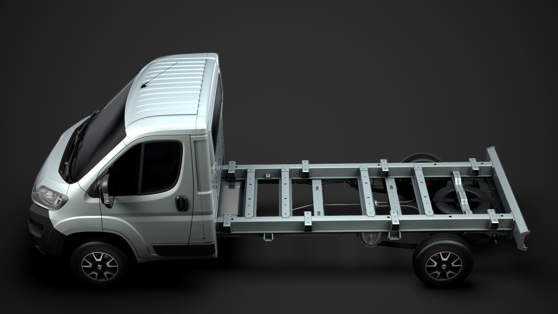 Fiat Ducato Chassis Truck Single Cab 4035WB 2020 3D model_4