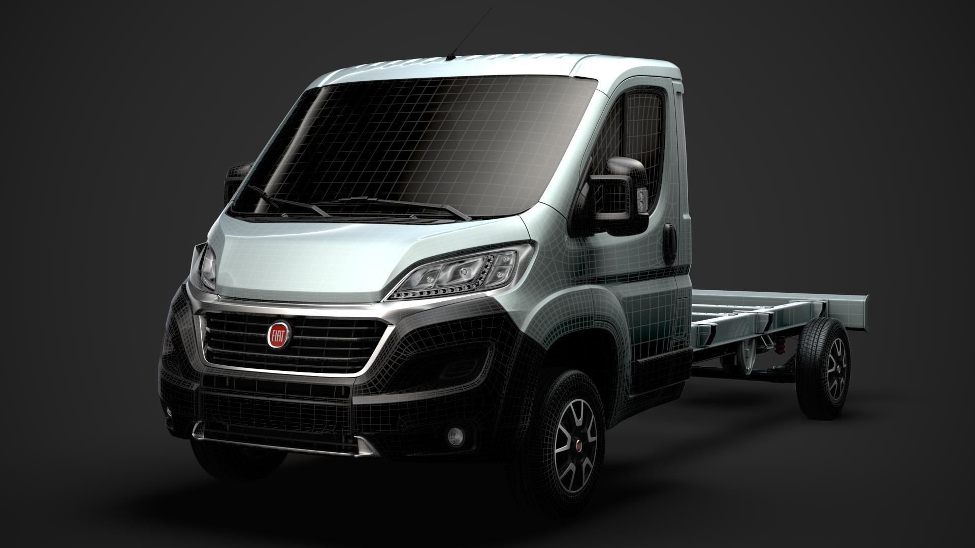 Fiat Ducato Chassis Truck Single Cab 4035WB 2020 3D model_36