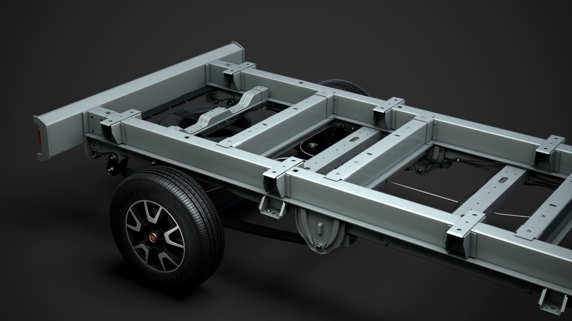 Fiat Ducato Chassis Truck Single Cab 4035WB 2020 3D model_11