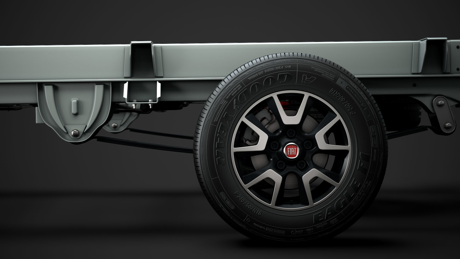 Fiat Ducato Chassis Truck Single Cab 4035WB 2020 3D model_7