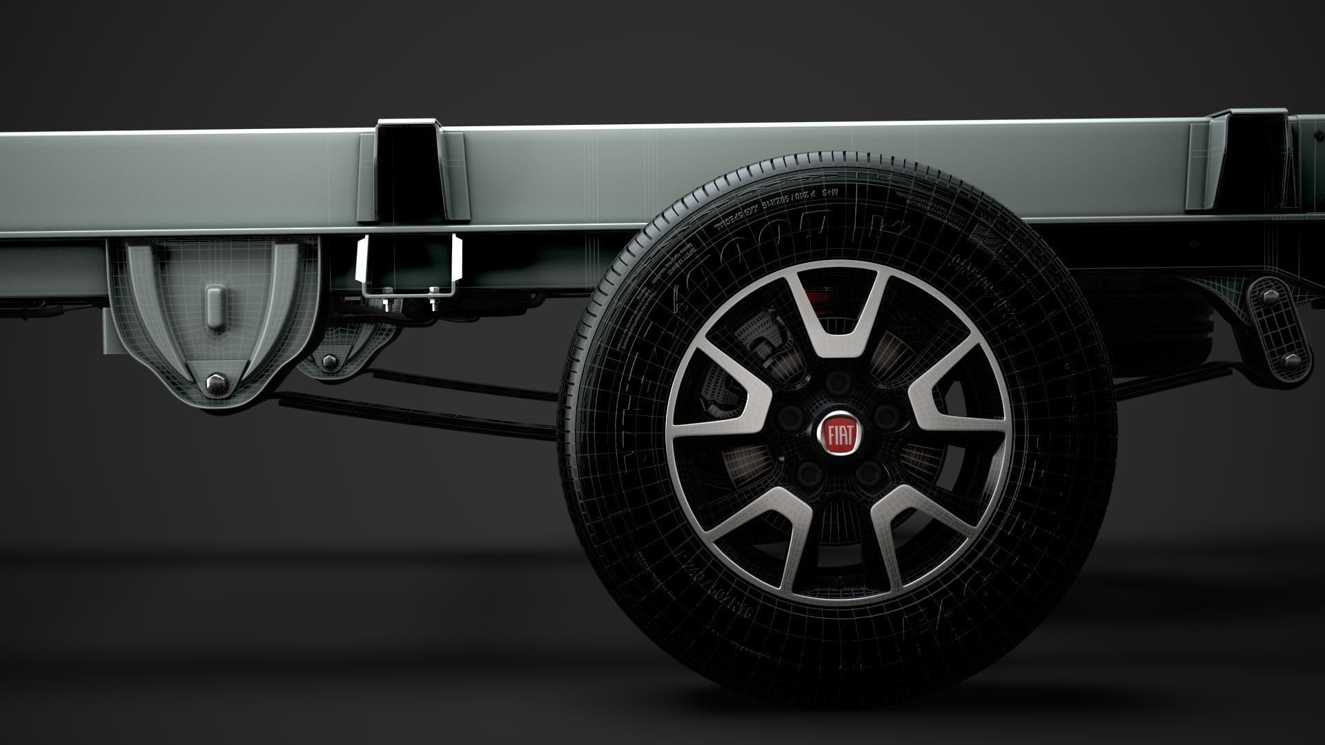 Fiat Ducato Chassis Truck Single Cab 4035WB 2020 3D model_35