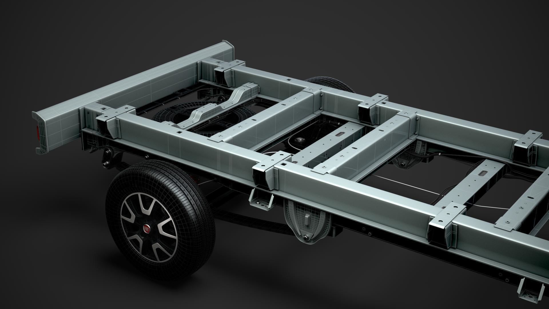 Fiat Ducato Chassis Truck Single Cab 4035WB 2020 3D model_39