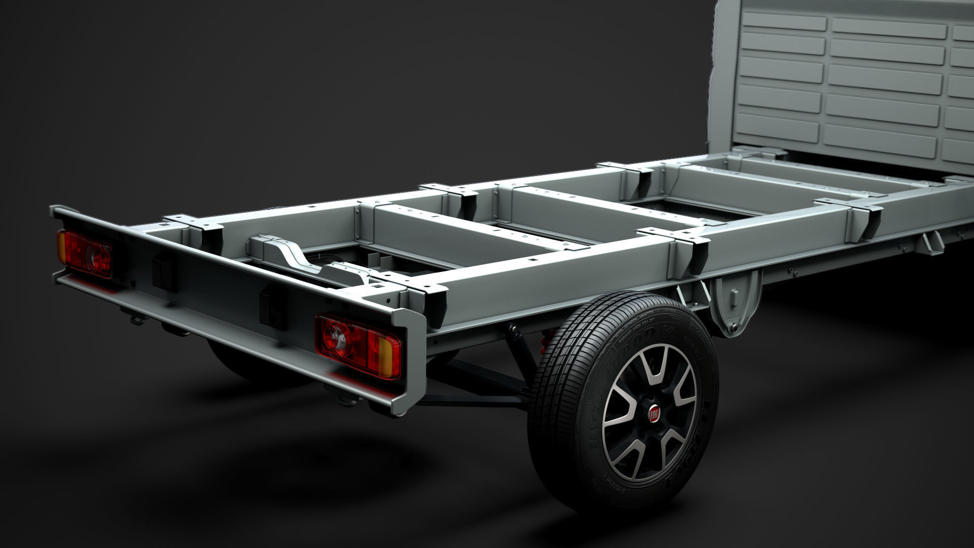 Fiat Ducato Chassis Truck Single Cab 4035WB 2020 3D model_10